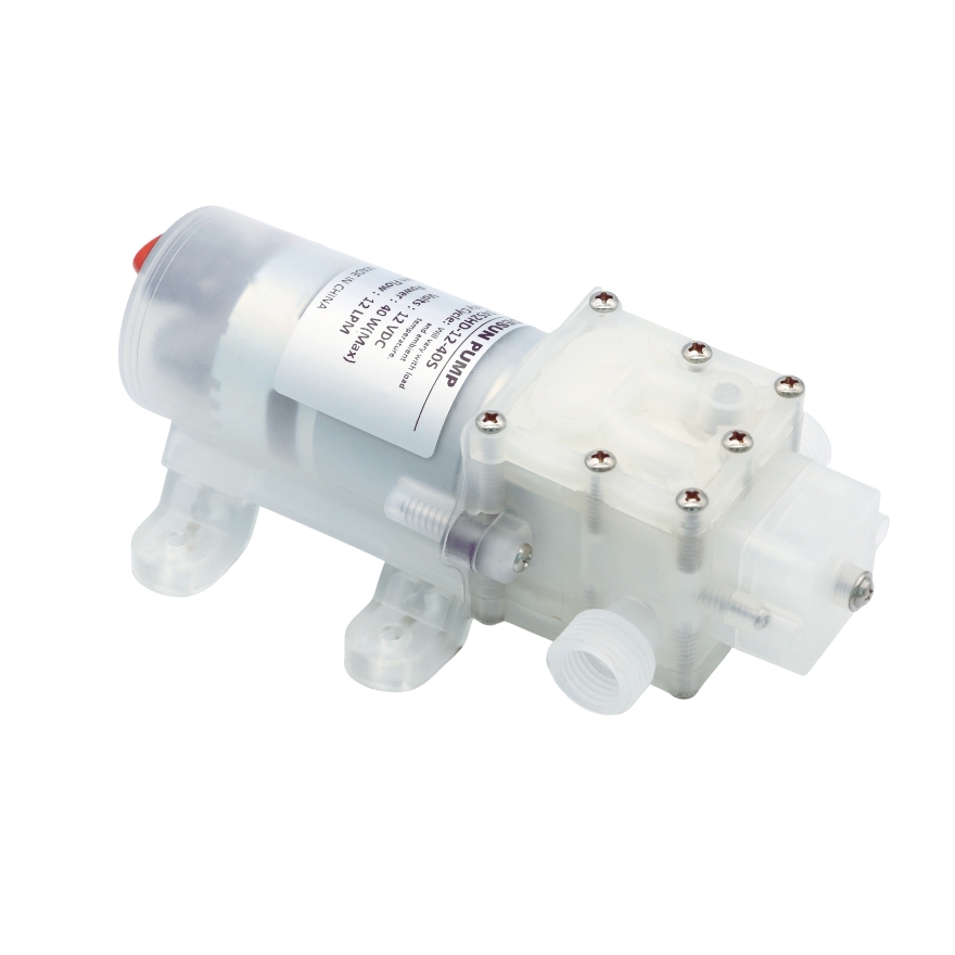 12V 40W 12L/MIN High Pressure Mini Diaphragm Food Grade Water Pump