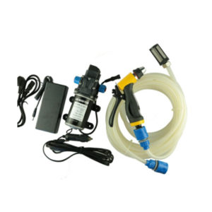 12V 100W car wash pump with Spray Gun And Brush-1
