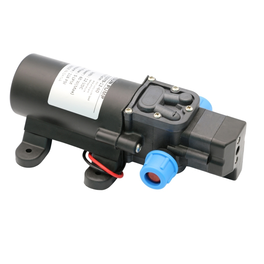 12V 24V 60W 5L/min micro self-priming water pump