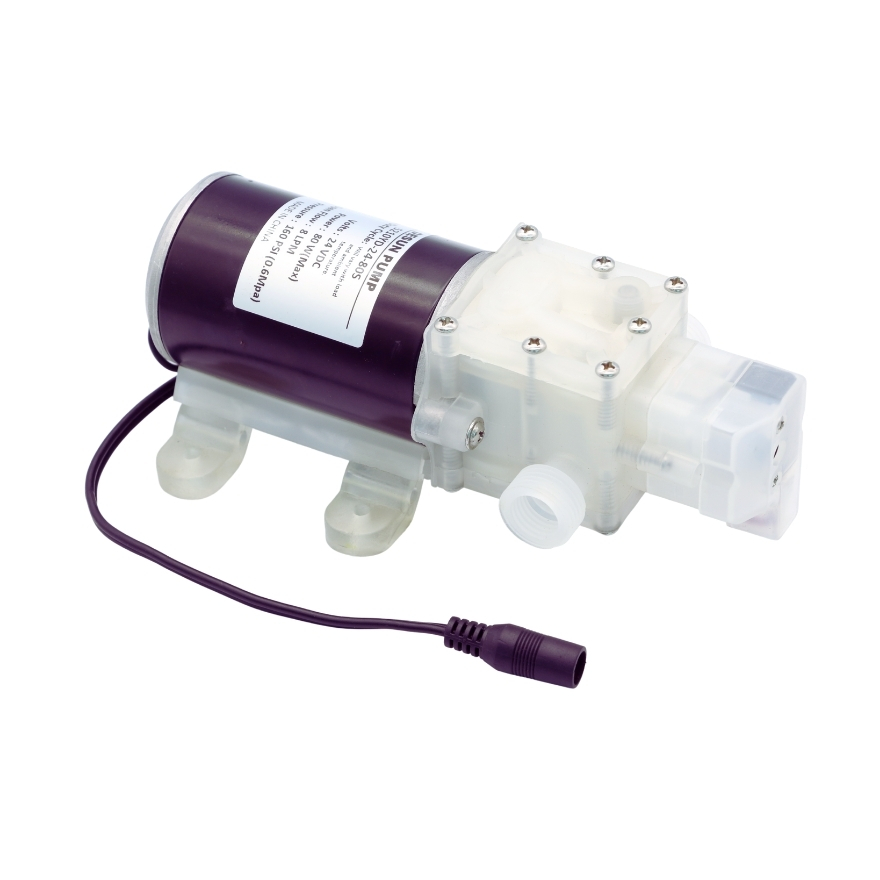 12v 24v 80w mini electric diaphragm food grade water pump